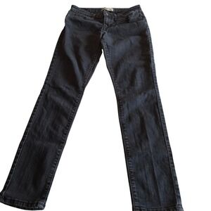 Signature Levi Strauss & Co The Skinny Jeans Dark Wash Denim Womens 8M Stretch